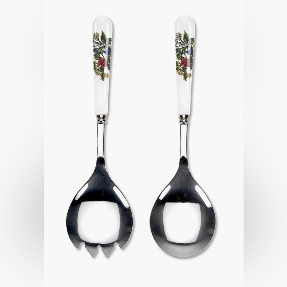 NEW Portmeirion The Holly and the Ivy Salad Servers Set HV1107 - Picture 2 of 3